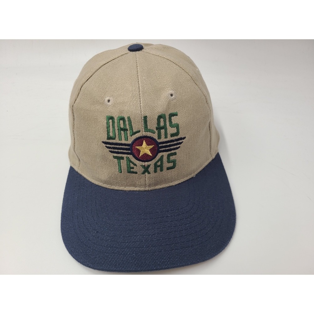 Vintage Dallas Texas Cobra Caps Adjustable Hat Cotton Dad Men Women Beige Blue
